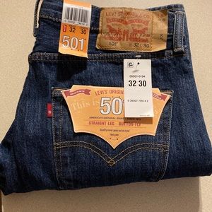 NWT Mens Levi’s 501 jeans 32x30